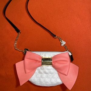 Betsey Johnson White Bag